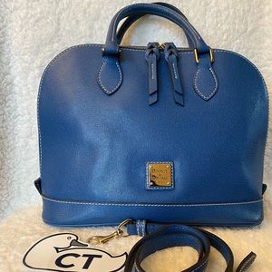 Dooney and Bourke Saffiano Zip Zip satchel